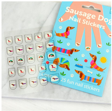 Load image into Gallery viewer, Childrens Nail Stickers | Sausage Dog