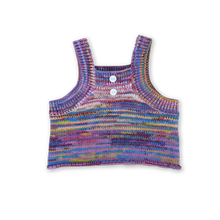 Load image into Gallery viewer, Knitted Singlet Top - Rainbow