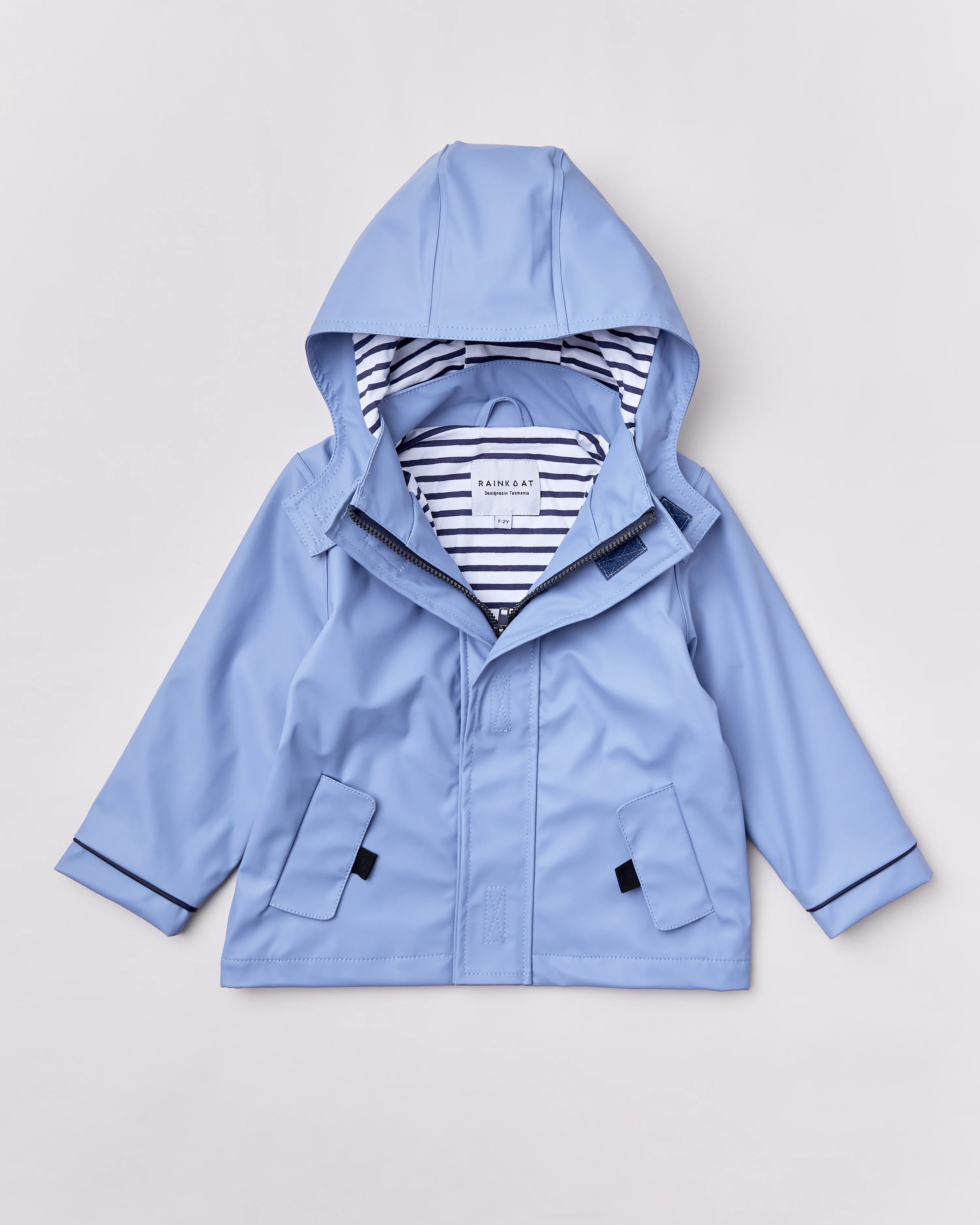 Stripy Sailor Jacket | Storm Blue – Rosalyn + Rae Stripy Sailor Jacket | Storm Blue – Rosalyn + Rae