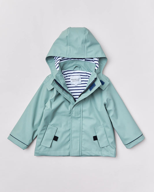 Stripy Sailor Jacket | Sage