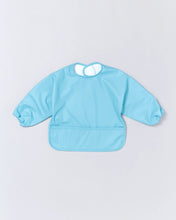 Load image into Gallery viewer, Smock Bib | Aqua Blue
