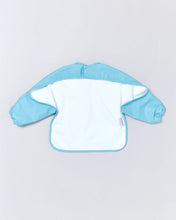 Load image into Gallery viewer, Smock Bib | Aqua Blue