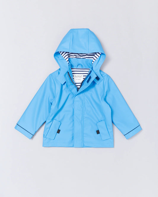 Stripy Sailor Jacket | Light Blue