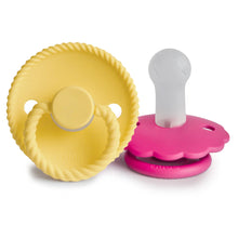 Load image into Gallery viewer, FRIGG Daisy Pacifier 2 Pack Silicone SIZE 2 (6-18M)