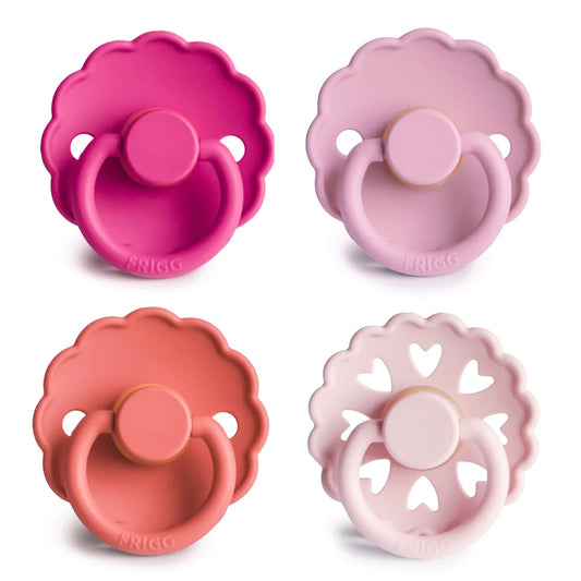 Rosy Romance Multi Pacifier 4pk | LATEX