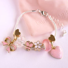 Load image into Gallery viewer, Pink Fantasia Charm Bracelet