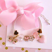 Load image into Gallery viewer, Pink Fantasia Charm Bracelet