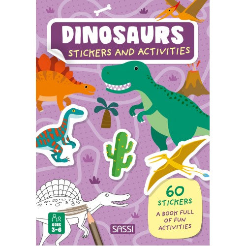 Dinosaur Sticker and Activity Book