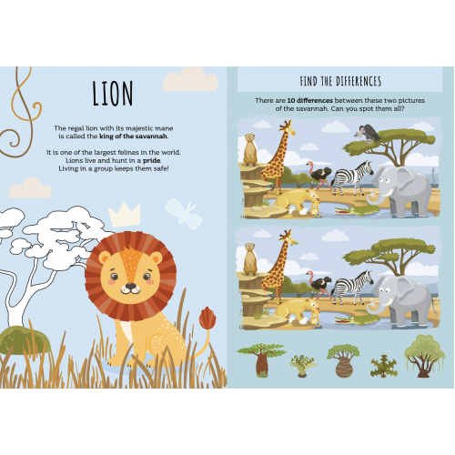 The Savannah Sticker and Activity Book