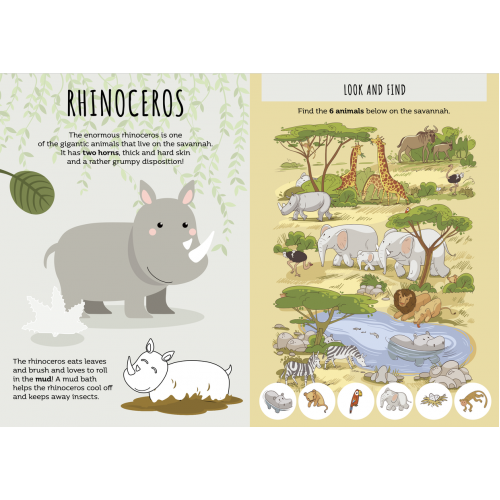 The Savannah Sticker and Activity Book