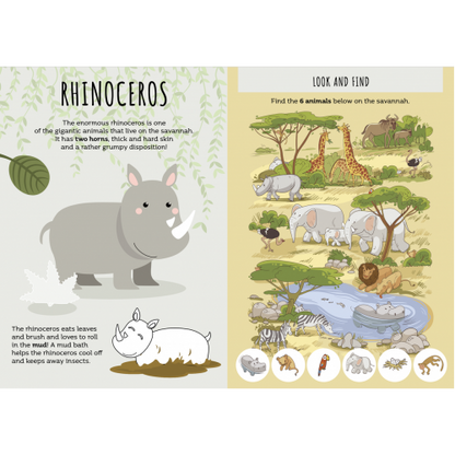The Savannah Sticker and Activity Book