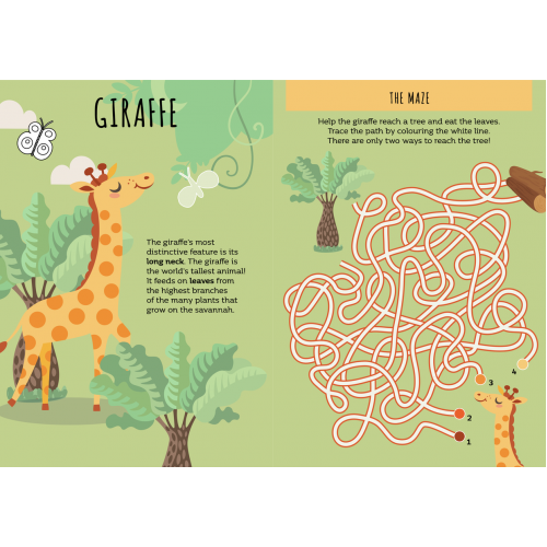 The Savannah Sticker and Activity Book