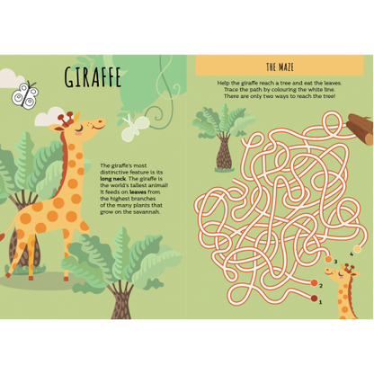 The Savannah Sticker and Activity Book