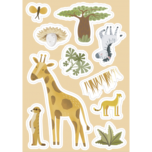 The Savannah Sticker and Activity Book