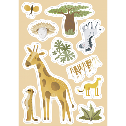 The Savannah Sticker and Activity Book