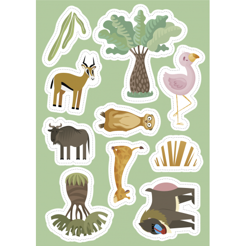The Savannah Sticker and Activity Book