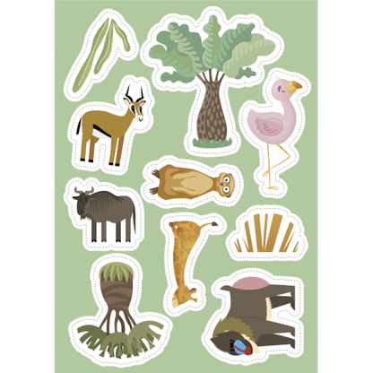 The Savannah Sticker and Activity Book