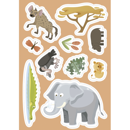 The Savannah Sticker and Activity Book