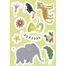 Load image into Gallery viewer, Jungle Sticker and Activity Book