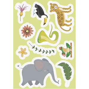 Jungle Sticker and Activity Book