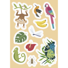 Load image into Gallery viewer, Jungle Sticker and Activity Book