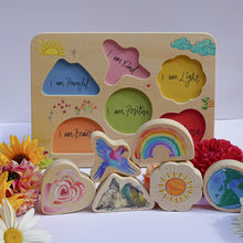 Load image into Gallery viewer, SunChild Affirmation Wooden Puzzle