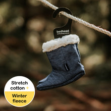 Load image into Gallery viewer, Fleecy Winter Booties | Denim