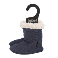 Load image into Gallery viewer, Fleecy Winter Booties | Denim