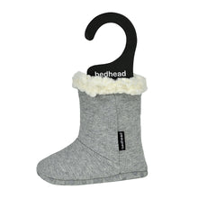 Load image into Gallery viewer, Fleecy Winter Booties | Grey Marle