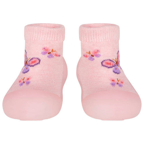 Butterfly Bliss | Organic Hybrid Walking Socks Jacquard