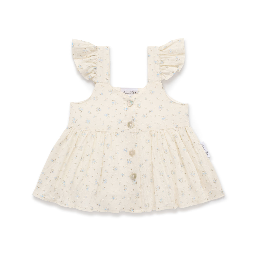 Sofia Floral Button Top