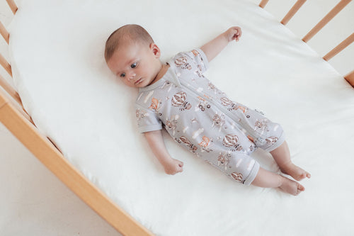 Flying Friends SS Zip Romper