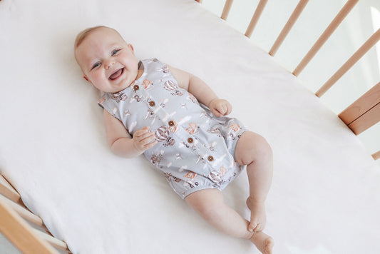 Flying Friends Bubble Romper