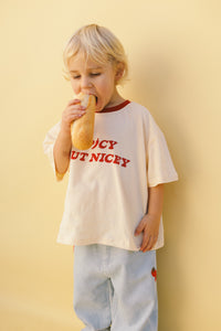 Spicey But Nicey T Shirt | Cream