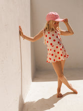 Load image into Gallery viewer, Red Polka Swim Dress