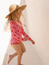 Load image into Gallery viewer, Long Sleeve Polka Onepiece