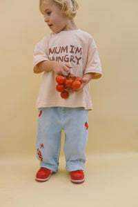 Mum I'm Hungry T Shirt | Cream