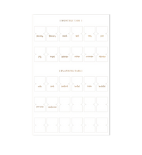 Load image into Gallery viewer, Planner Tab Stickers | Signature | Lettering