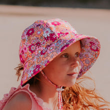 Load image into Gallery viewer, Kids Ponytail Swim Bucket Hat | Splendor