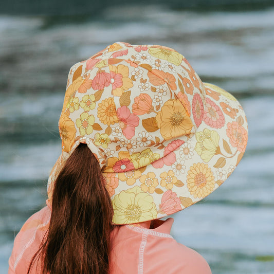 Ponytail Swim Bucket Hat | Tallulah SIZE 2-3YR
