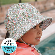 Load image into Gallery viewer, Ponytail Swim Bucket Beach Hat - Olivia