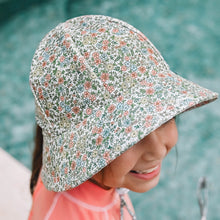 Load image into Gallery viewer, Ponytail Swim Bucket Beach Hat - Olivia