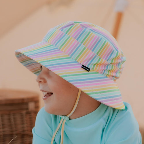 Classic Swim Bucket Hat | Rainbow SIZE 2-3YR and 6-13YR