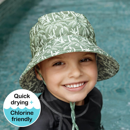 Classic Swim Bucket Beach Hat - Oasis