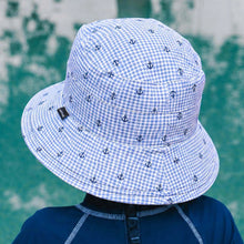 Load image into Gallery viewer, Classic Swim Bucket Beach Hat - Anchor