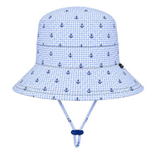 Load image into Gallery viewer, Classic Swim Bucket Beach Hat - Anchor