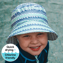 Load image into Gallery viewer, Classic Swim Bucket Beach Hat - Riptide