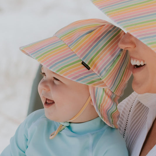 Kids Swim Legionnaire Hat | Rainbow SIZE 0-3M