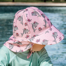 Load image into Gallery viewer, Swim Legionnaire Flap Sun Hat - Dolphin