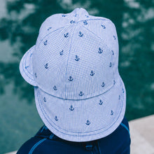 Load image into Gallery viewer, Swim Legionnaire Flap Sun Hat - Anchor